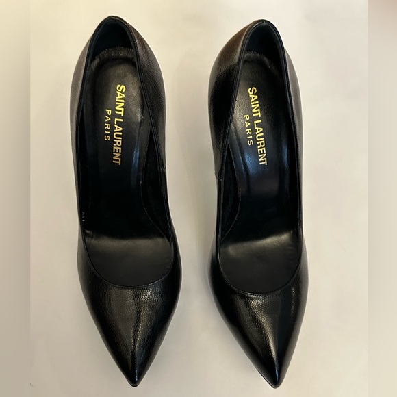 Authentic Yves Saint Laurent Platform Pumps Near Mint Condition Size 38 w/box - Picture 3 of 8